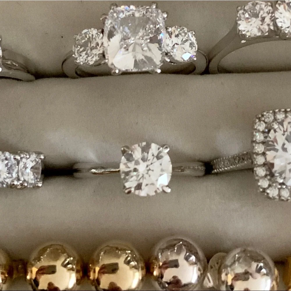 CZ By Kenneth Jay Lane Crown CZ Solitaire Ring🤩